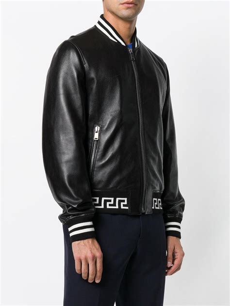 versace mens housecoat|versace leather jacket men's.